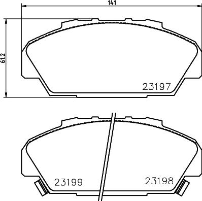 Mintex MDB1534 - Гальмівні колодки, дискові гальма avtolavka.club