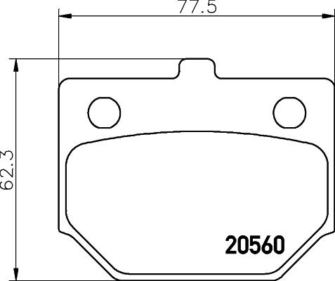 Mintex MDB1125 - Гальмівні колодки, дискові гальма avtolavka.club