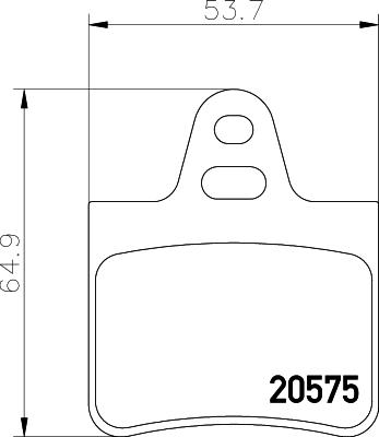 Mintex MDB1120 - Гальмівні колодки, дискові гальма avtolavka.club