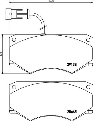 Mintex MDB2640 - Гальмівні колодки, дискові гальма avtolavka.club