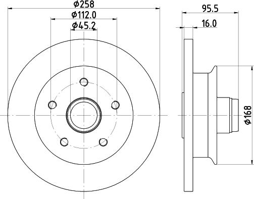 Optimal BS-4150 - Гальмівний диск avtolavka.club