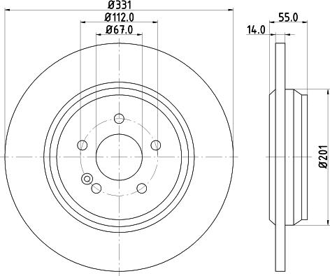 Maxtech 873556.0080 - Гальмівний диск avtolavka.club