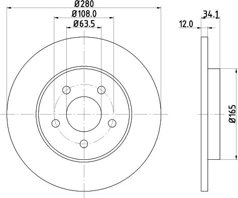 Mintex MDK0188 - Комплект гальм, дисковий гальмівний механізм avtolavka.club