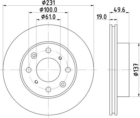 BENDIX 520097 - Гальмівний диск avtolavka.club