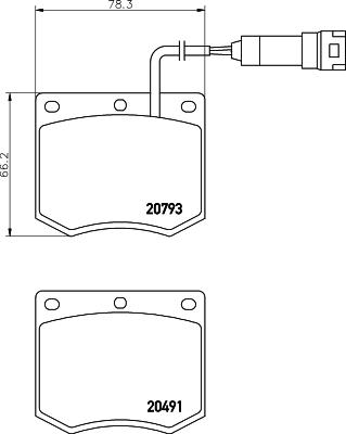 BENDIX 571298 - Гальмівні колодки, дискові гальма avtolavka.club