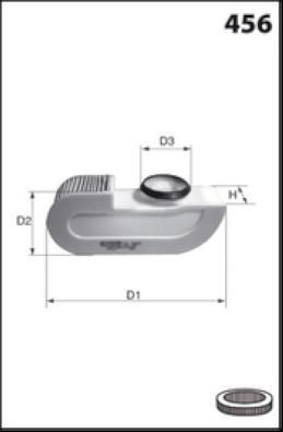 MISFAT R1205 - Повітряний фільтр avtolavka.club