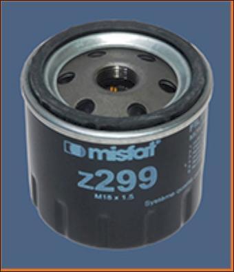 MISFAT Z299 - Масляний фільтр avtolavka.club