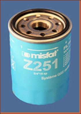 MISFAT Z251 - Масляний фільтр avtolavka.club