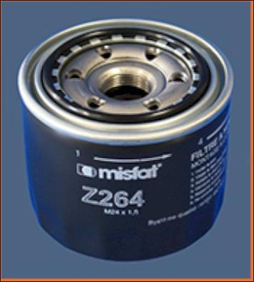 MISFAT Z264 - Масляний фільтр avtolavka.club