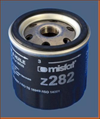 MISFAT Z282 - Масляний фільтр avtolavka.club