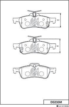 Kavo Parts KBP-2066 - Гальмівні колодки, дискові гальма avtolavka.club