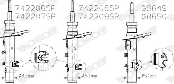 Monroe 742206SP - Амортизатор avtolavka.club