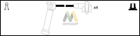 Motaquip LDRL574 - Комплект проводів запалювання avtolavka.club