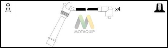 Motaquip LDRL692 - Комплект проводів запалювання avtolavka.club