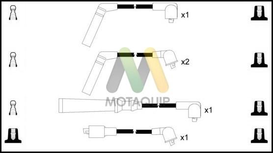 Motaquip LDRL1498 - Комплект проводів запалювання avtolavka.club