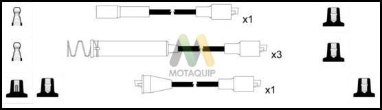 Motaquip LDRL1476 - Комплект проводів запалювання avtolavka.club