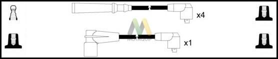 Motaquip LDRL1541 - Комплект проводів запалювання avtolavka.club