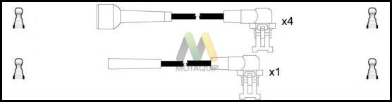 Motaquip LDRL1503 - Комплект проводів запалювання avtolavka.club