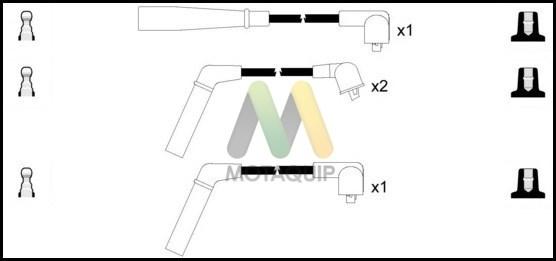 Motaquip LDRL1539 - Комплект проводів запалювання avtolavka.club