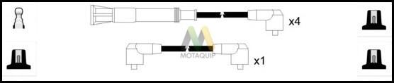 Motaquip LDRL1520 - Комплект проводів запалювання avtolavka.club