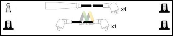 Motaquip LDRL1653 - Комплект проводів запалювання avtolavka.club