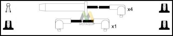 Motaquip LDRL1675 - Комплект проводів запалювання avtolavka.club