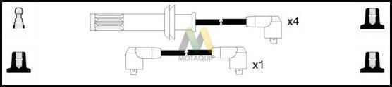 Motaquip LDRL1001 - Комплект проводів запалювання avtolavka.club