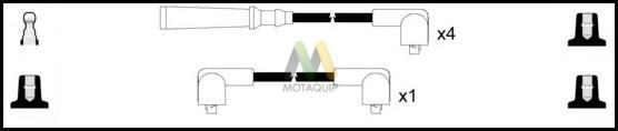 Motaquip LDRL1080 - Комплект проводів запалювання avtolavka.club