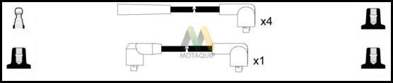 Motaquip LDRL1081 - Комплект проводів запалювання avtolavka.club