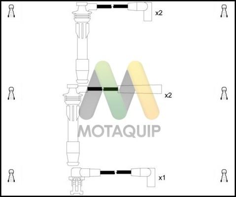 Motaquip LDRL1167 - Комплект проводів запалювання avtolavka.club