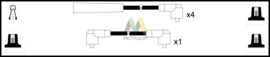 Motaquip LDRL1134 - Комплект проводів запалювання avtolavka.club