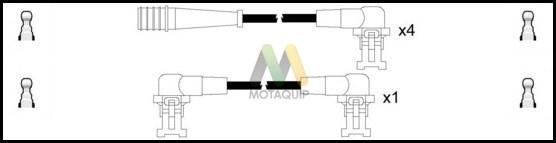 Motaquip LDRL1820 - Комплект проводів запалювання avtolavka.club