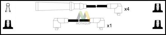 Motaquip LDRL1356 - Комплект проводів запалювання avtolavka.club