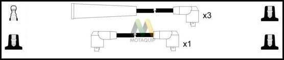 Motaquip LDRL1353 - Комплект проводів запалювання avtolavka.club