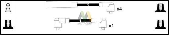 Motaquip LDRL1330 - Комплект проводів запалювання avtolavka.club