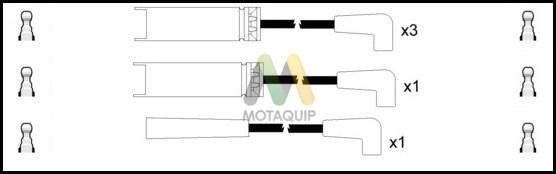 Motaquip LDRL1320 - Комплект проводів запалювання avtolavka.club