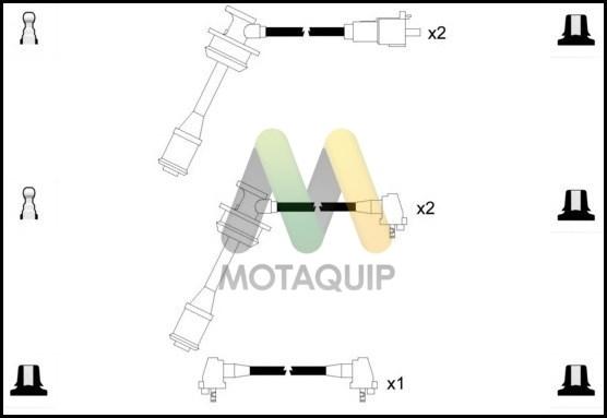 Motaquip LDRL1280 - Комплект проводів запалювання avtolavka.club