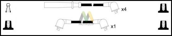 Motaquip LDRL1239 - Комплект проводів запалювання avtolavka.club