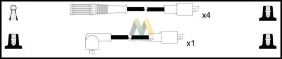 Motaquip LDRL1768 - Комплект проводів запалювання avtolavka.club