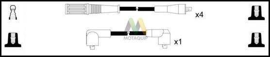 Motaquip LDRL1707 - Комплект проводів запалювання avtolavka.club