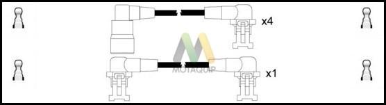 Motaquip LDRL1710 - Комплект проводів запалювання avtolavka.club