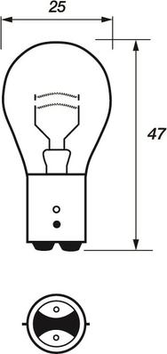 Motaquip LVEB380 - Лампа розжарювання, ліхтар покажчика повороту avtolavka.club