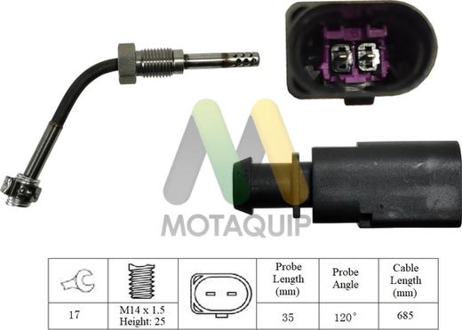 Motaquip LVET401 - Датчик, температура вихлопних газів avtolavka.club