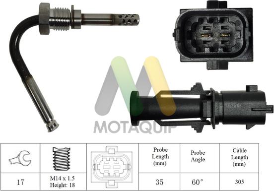 Motaquip LVET415 - Датчик, температура вихлопних газів avtolavka.club