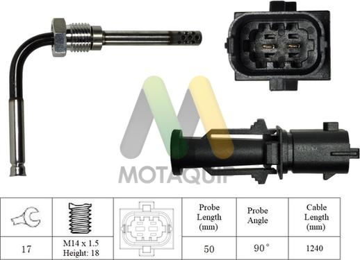 Motaquip LVET410 - Датчик, температура вихлопних газів avtolavka.club