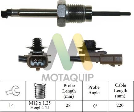 Motaquip LVET381 - Датчик, температура вихлопних газів avtolavka.club