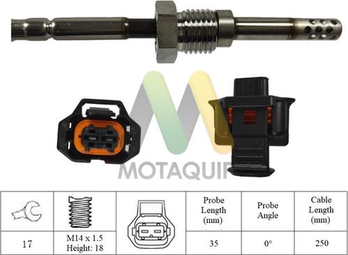 Motaquip LVET370 - Датчик, температура вихлопних газів avtolavka.club