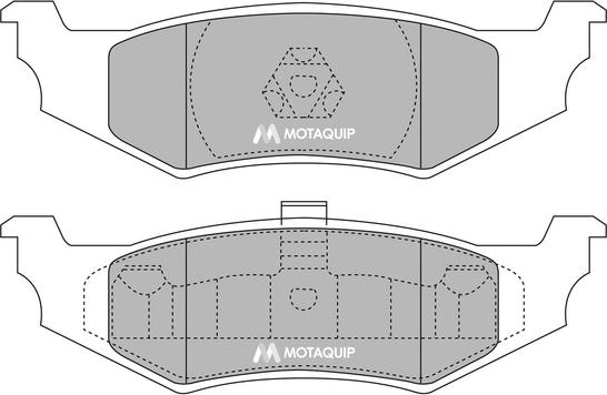 Motaquip LVXL990 - Гальмівні колодки, дискові гальма avtolavka.club