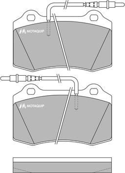 Motaquip LVXL983 - Гальмівні колодки, дискові гальма avtolavka.club