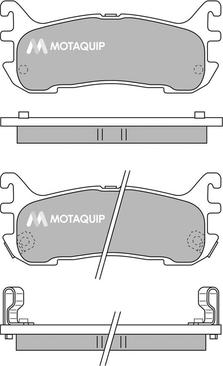 Motaquip LVXL440 - Гальмівні колодки, дискові гальма avtolavka.club